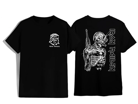 Iron Maiden T-Shirt – Cyborg Eddie Armed for the Future from Somewhere in Time