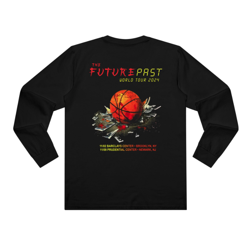 Iron Maiden Future Past 2024 Tour Long Sleeve Shirt Double Sided Heavy Metal Band Tee
