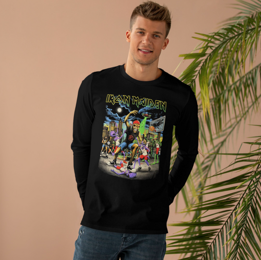 Iron Maiden Future Past 2024 Tour Long Sleeve Shirt Double Sided Heavy Metal Band Tee
