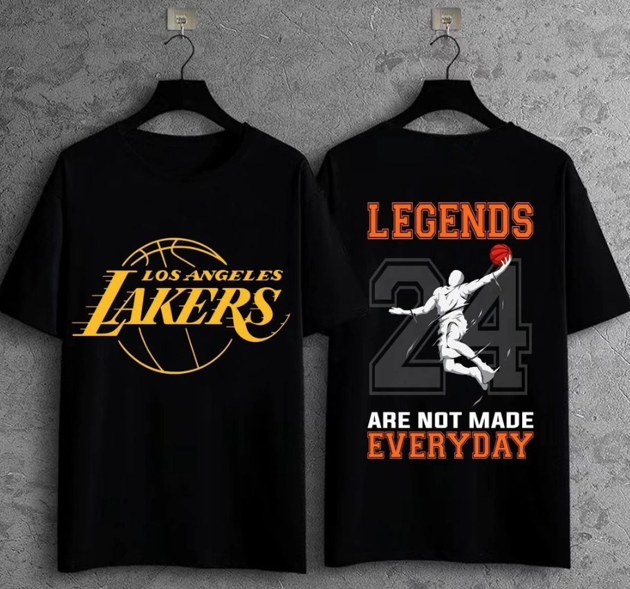 Kobe Bryant 24 Los Angeles Lakers Legends Shirt NBA Fan Tee