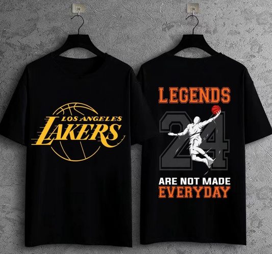Kobe Bryant 24 Los Angeles Lakers Legends Shirt NBA Fan Tee