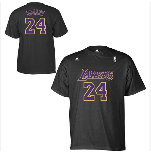 Kobe Bryant 24 Los Angeles Lakers Shirt NBA Fan Tee