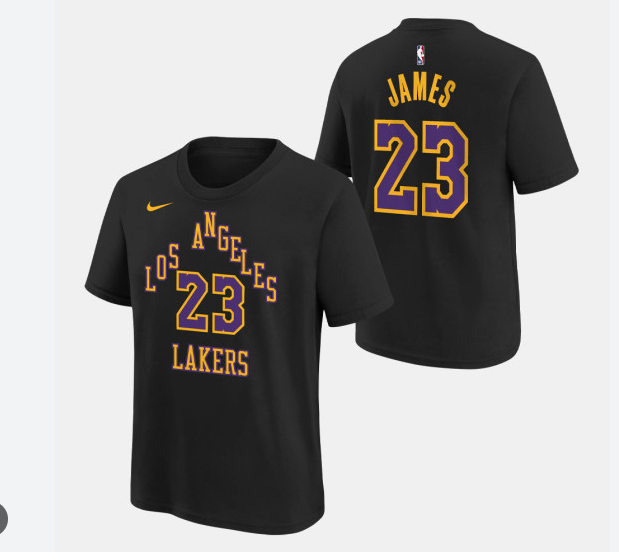 LeBron James 23 Los Angeles Lakers Shirt NBA Fan Tee