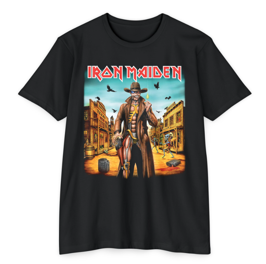 Wanted Dead or Alive Texas" – The Future Past World Tour 2024 (San Antonio & Fort Worth iron maiden shirt