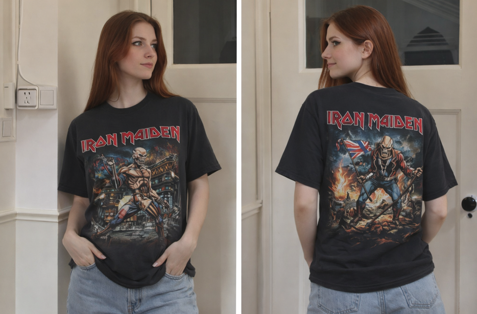 Iron Maiden Classic Skull Graphic Shirt